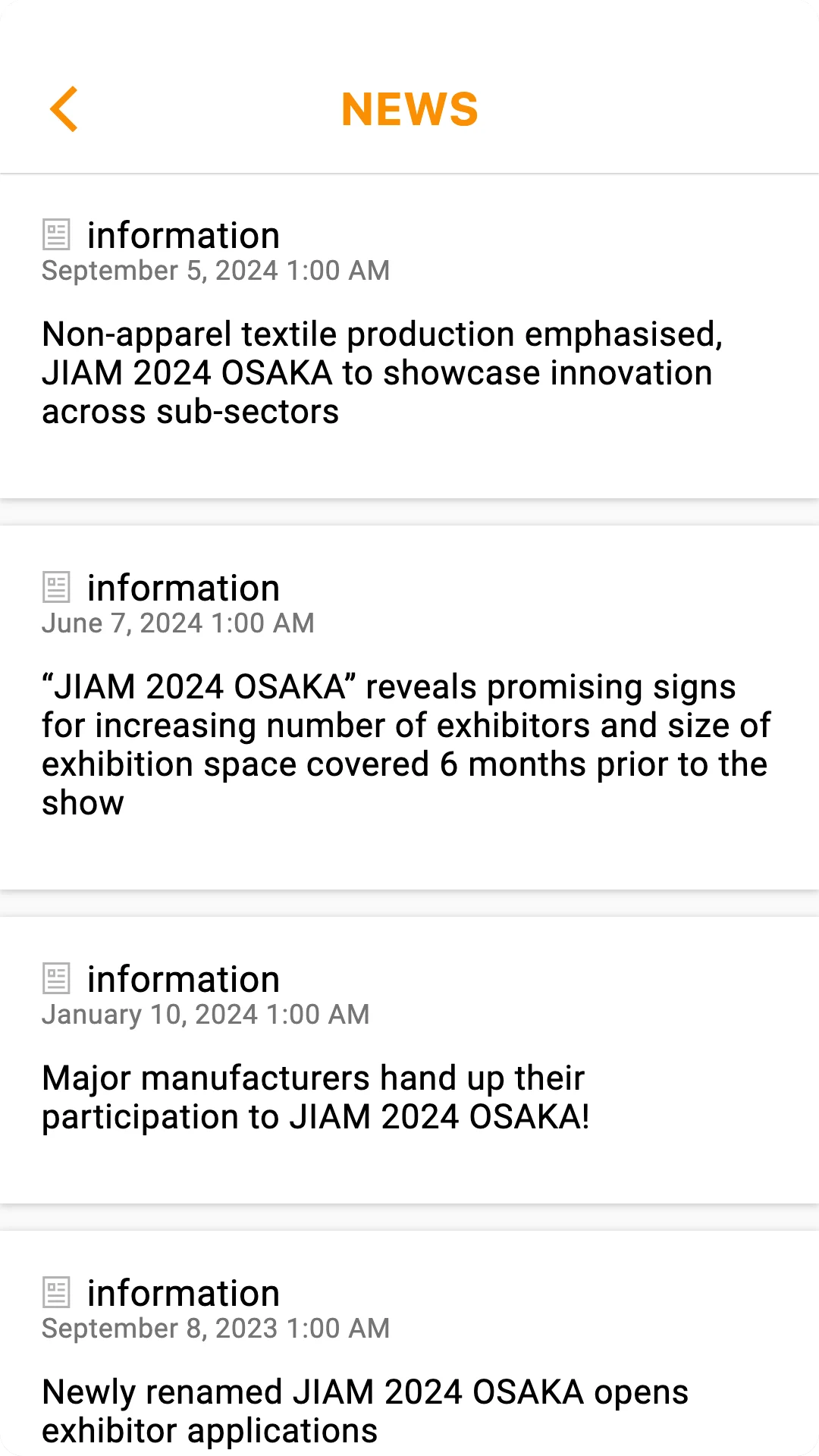 JIAM Osaka screenshot